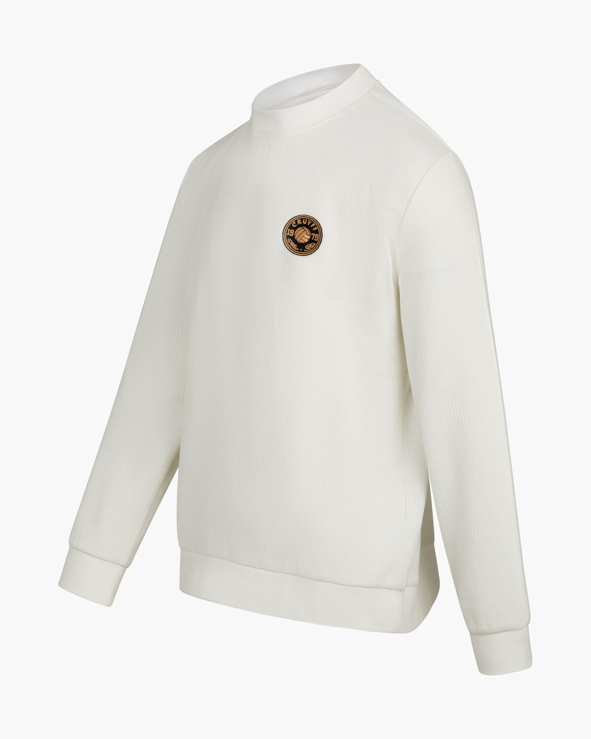 Retro Badge Jumper, White/White, hi-res